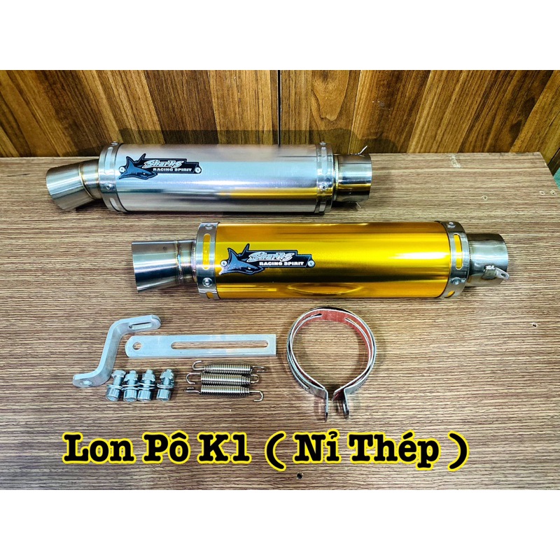 Lon Pô K1 Có Nĩ Lưới Thép Hàng Loại 1 full phụ kiện