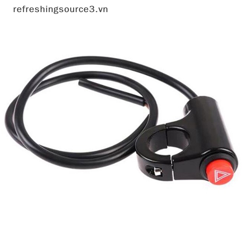 Công Tắc Đèn Nhấp Nháy Cảnh Báo Khẩn Cấp Kèm Dây Cáp Chuyên Dụng Cho Xe Mô Tô REFRE3