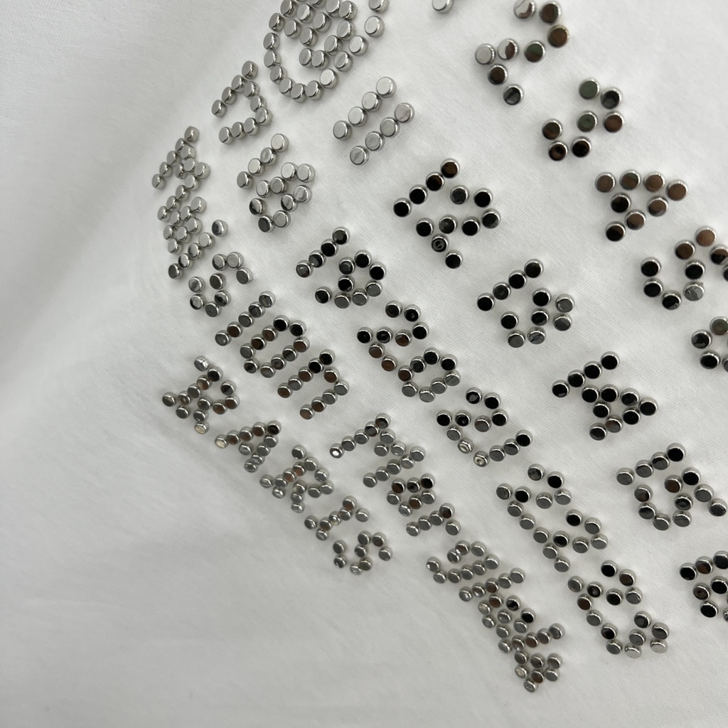 Áo Thun Đính Đá Ngắn Tay Thời Trang Xuân Hè Mới Cỡ M-M-6-6-Gte67