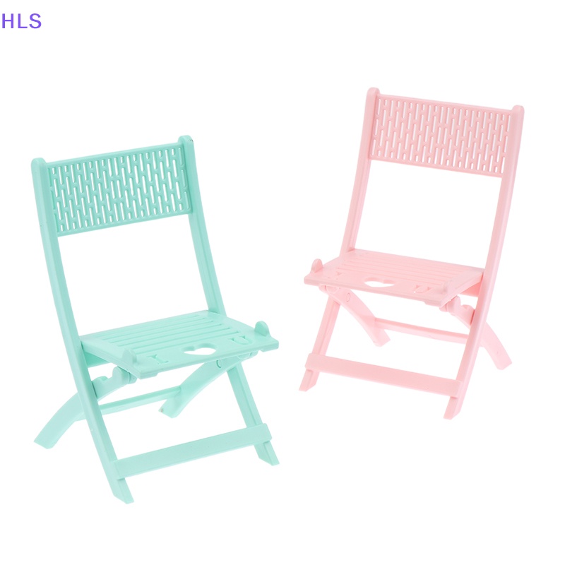 [HLS] 1 Mô Hình Ghế mini Nhiều Màu Có Chân Đứng Để Bàn Trang Trí Phong Cảnh Nhà Búp Bê