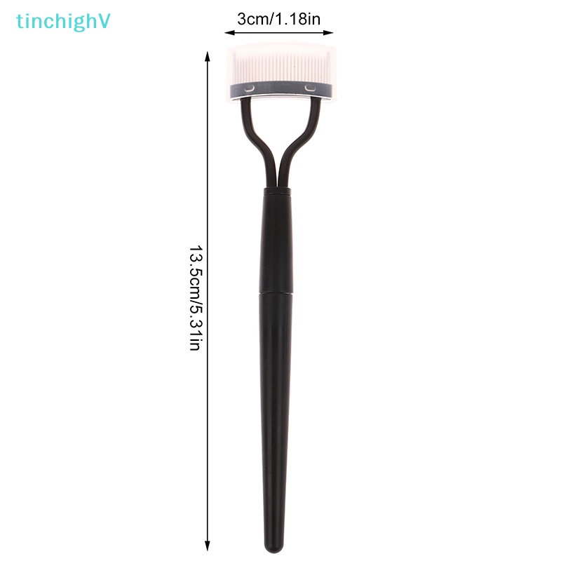 Lược Chải Lông Mi Bằng Kim Loại Màu Đen Nhỏ Gọn Tiện Dụng