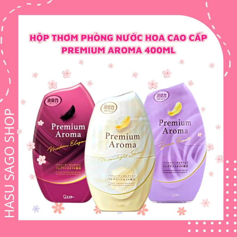 Hộp thơm phòng hương nước hoa cao cấp Premium Aroma Nhật Bản 400ml