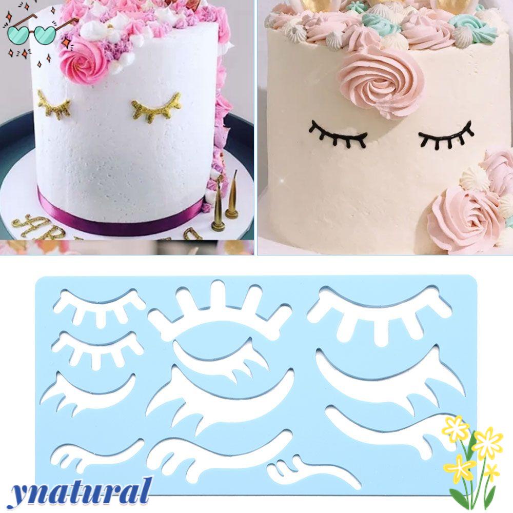 YNATURAL Khuôn Cắt Giấy Kim Loại Trang Trí Hình Lông Mi Kì Lân Mới