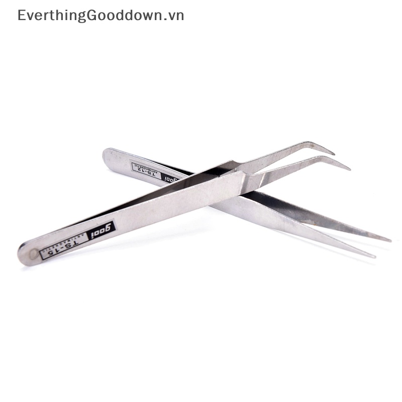 Set 2 Dụng Cụ Trang Trí Móng Tay Bằng Thép Không Gỉ