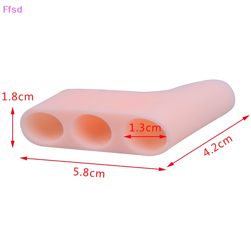 {Ffsd} Một Cặp Đệm Silicon Tách Ngón Chân Giảm Đau Chỉnh Sửa Chân hallux Thung Lũng * Bán Chạy