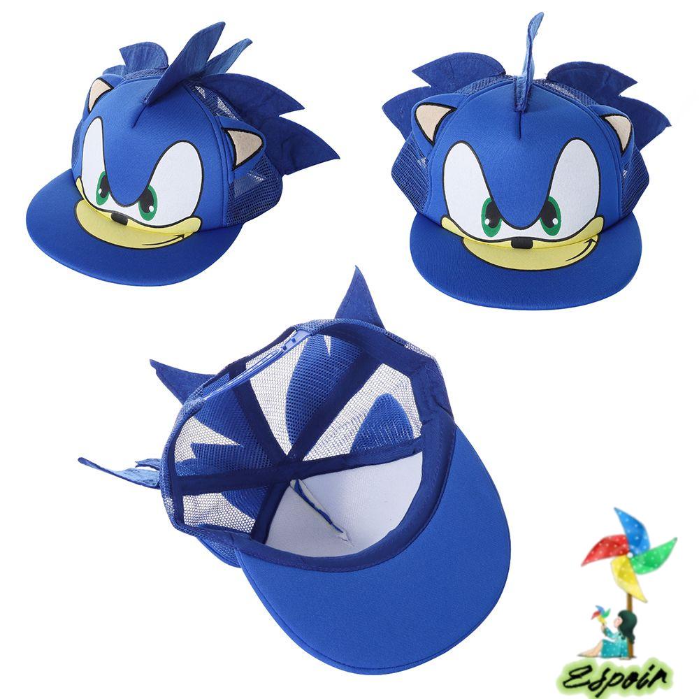 ESPO Mũ Lưỡi Trai Hình Nhím Sonic Hoạt Hình Đáng Yêu