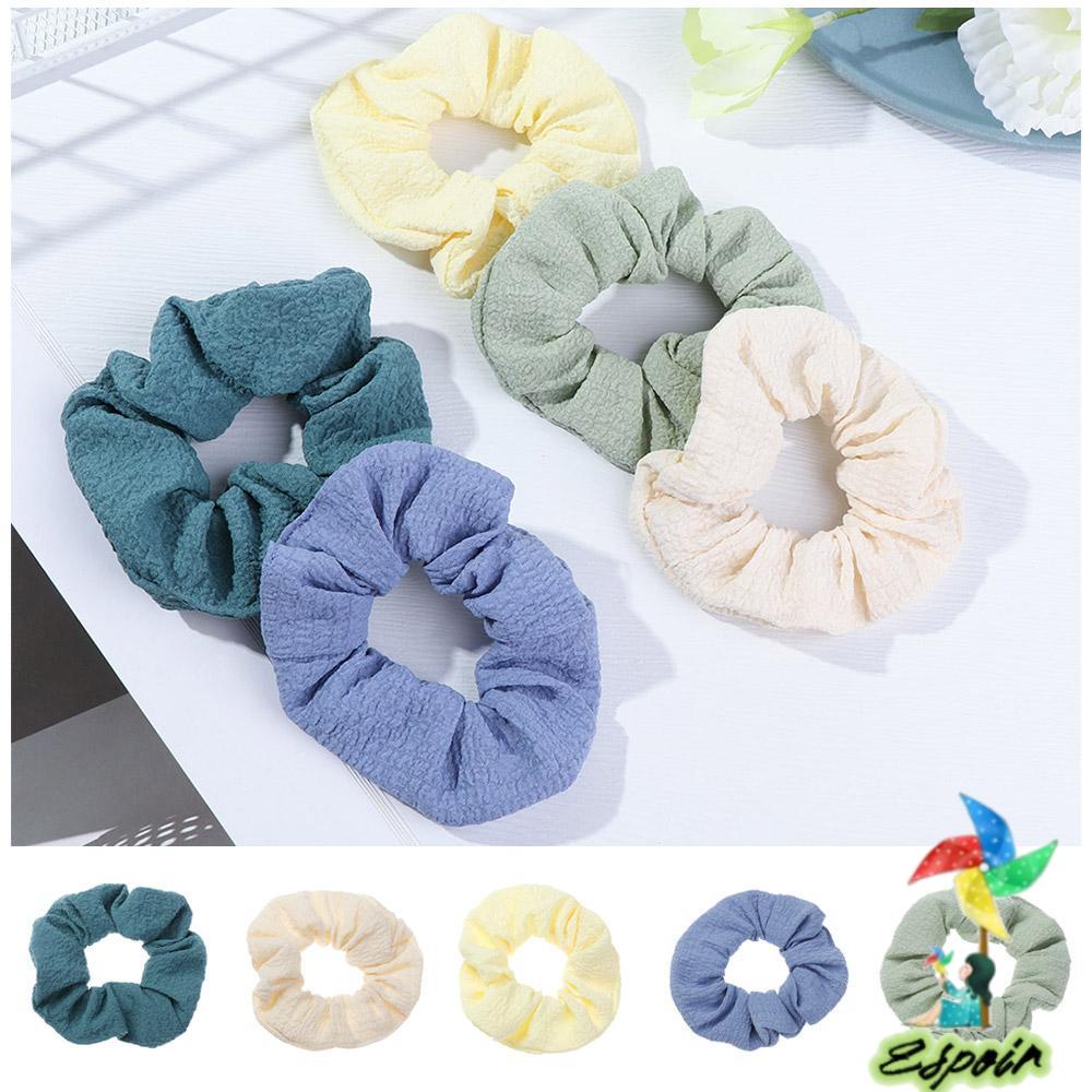 ESPO Dây Buộc Tóc Co Giãn Màu Sắc Kẹo Ngọt Phong Cách Hàn Quốc Cho Nữ