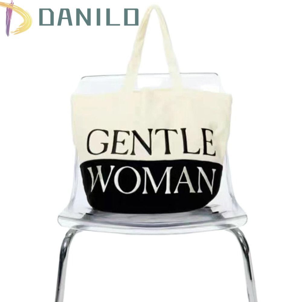 Túi Xách Vải In Chữ Phong Cách Thái Lan