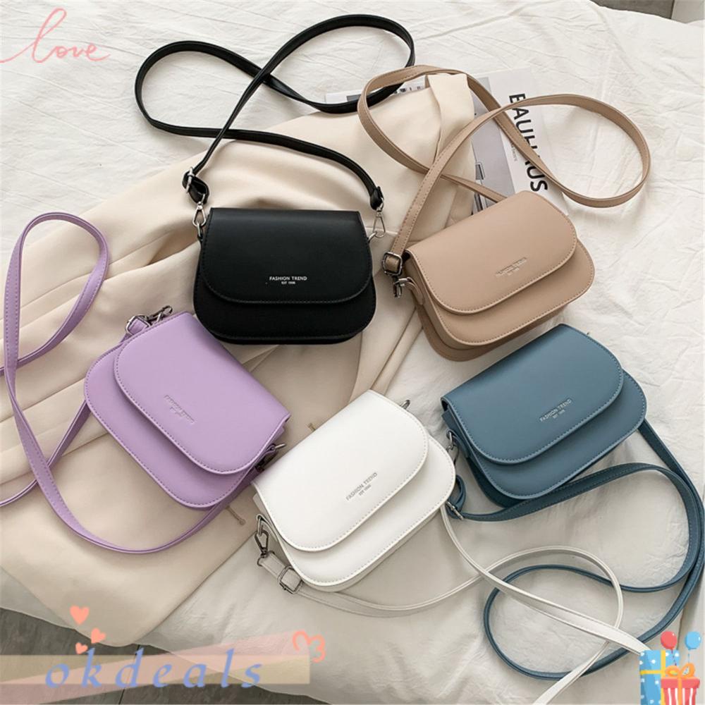 OKDEALS Túi Xách Da PU Phong Cách Retro