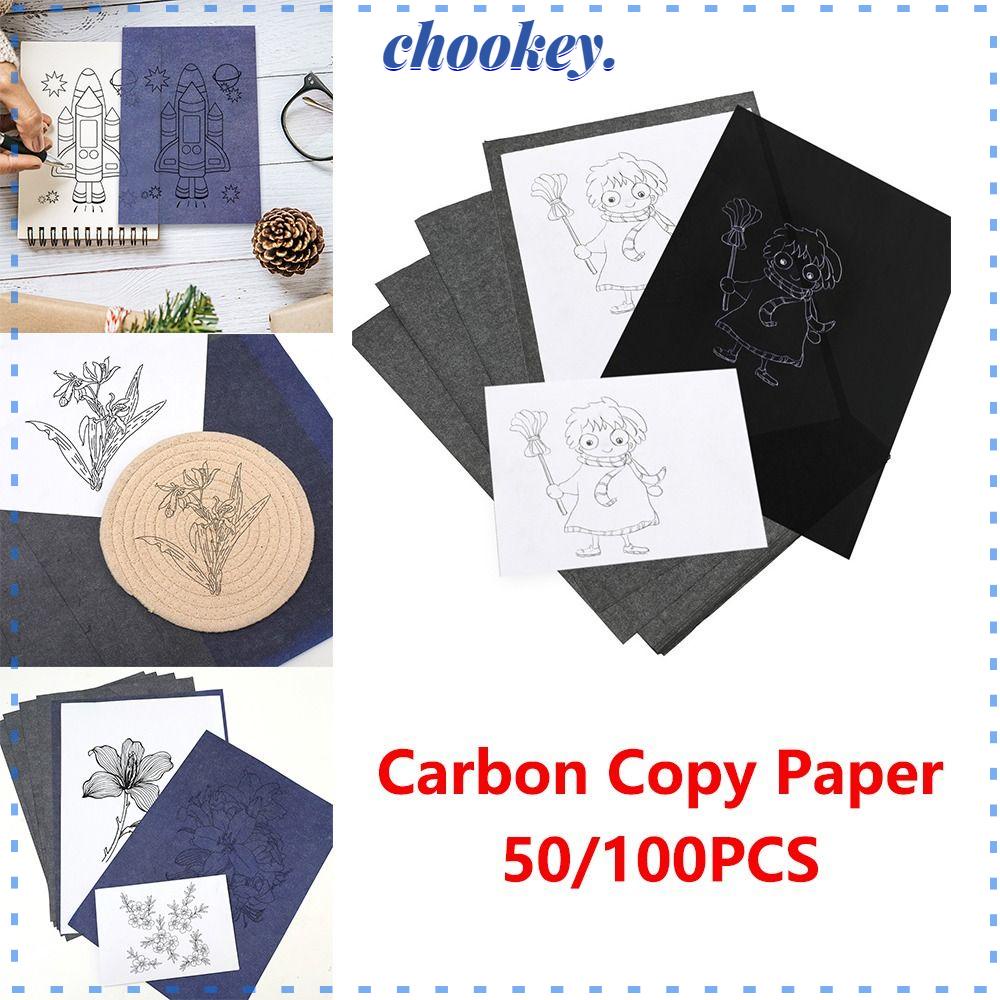CHOOKEY Giấy Sao Chép Carbon Một Bên Nhiều Màu Sắc Có Thể Tái Sử Dụng Phụ Kiện Cho Vây Gỗ