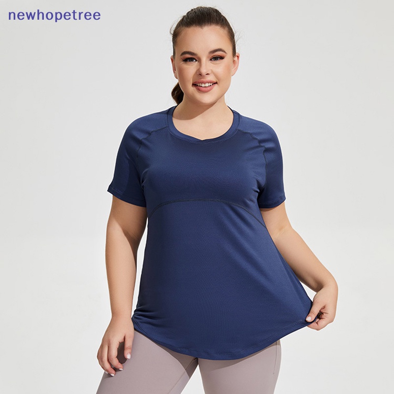 Áo Thun Thể Thao Tay Ngắn Phối Lưới Thoáng Khí Lưng Và Hông Cho Nữ