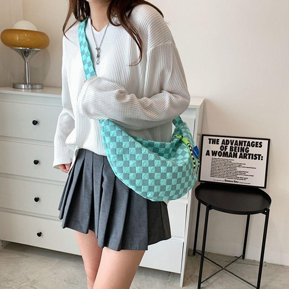 DANES Túi Đeo Chéo Vai Sức Chứa Lớn Hình Bánh Bao Phong Cách Ins Cá Tính Dành Cho Nam Nữ