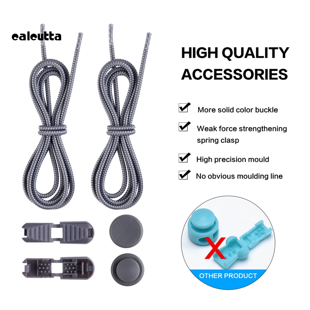 1 Bộ Dây Giày Thể Thao Không Cần Buộc Co Giãn Nhiều Màu Sắc Có Thể Điều Chỉnh Dành Cho Trẻ Em Và Người Lớn