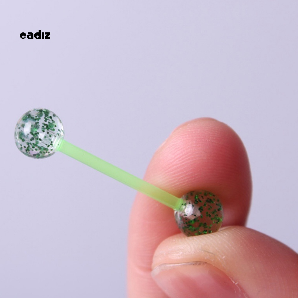 Bộ 8 Khuyên Xỏ Cơ Thể Đính Sequin Lấp Lánh Thời Trang