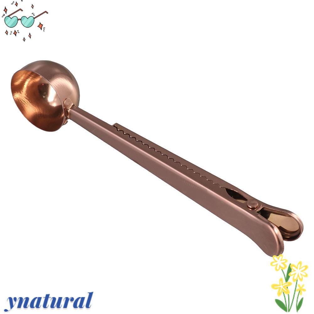 YNATURAL Muỗng Múc Trà / Cà Phê 2 Trong 1 Bằng Thép Không Gỉ Tiện Dụng