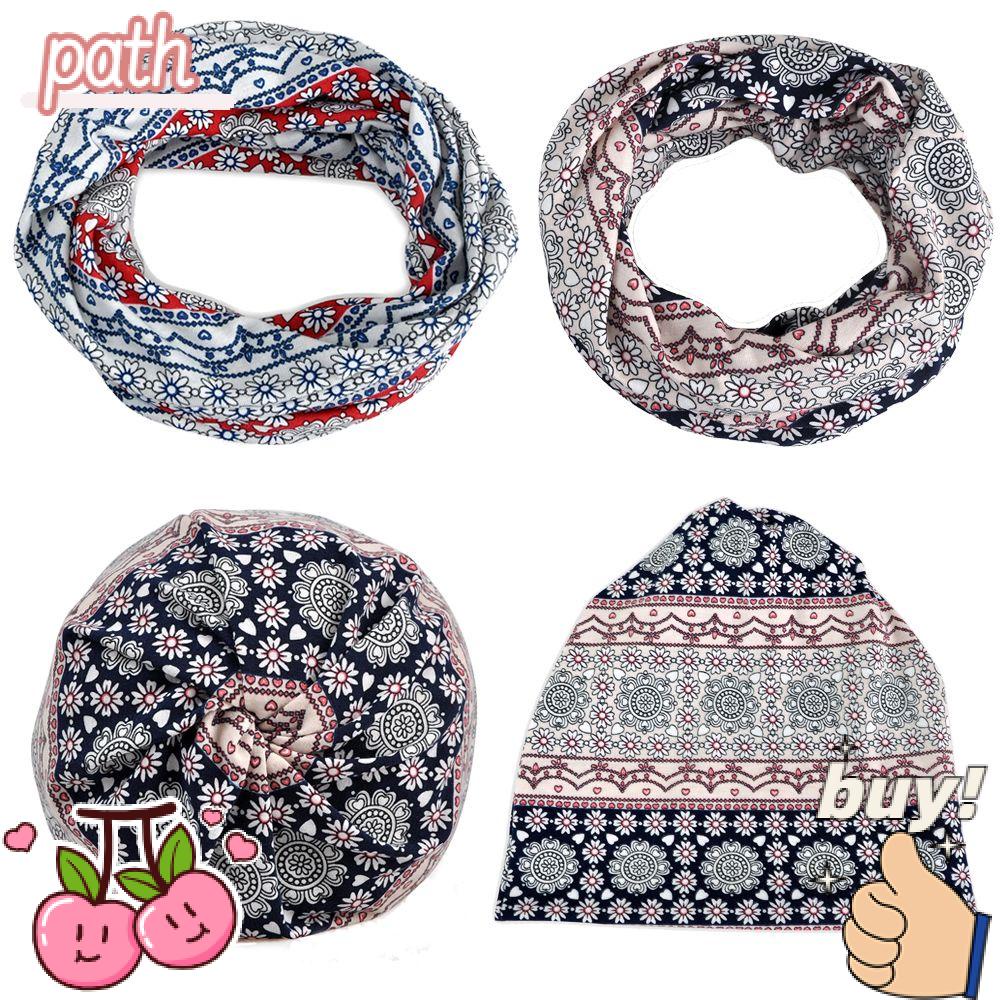 PATH Khăn Turban Cotton Màu Trơn Thời Trang Cho Nữ