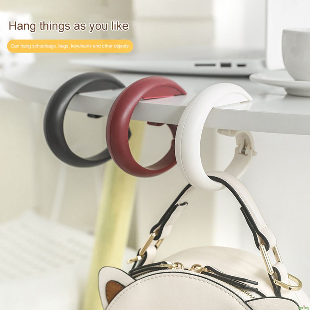 ⚡VẬN CHUYỂN NHANH CHÓNG⚡⚡ Móc Túi Treo Di động Móc Treo Bên Bàn Có Thể Tháo Rời Móc Treo Bên đa Năng Giá đỡ Ba Lô Không Cần đục Lỗ Móc Tủ Quần áo Gia đình Móc Phòng Ngủ Móc Ký Túc X