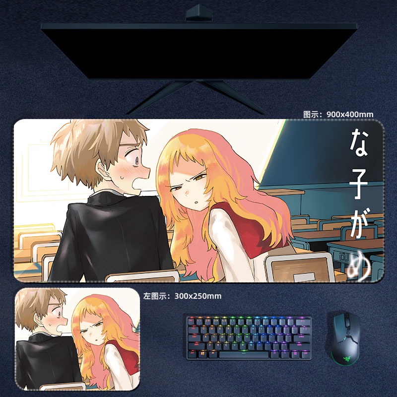 Miếng Lót Chuột Máy Tính Hình Cô Gái Anime Mie Ai Komura Kaede