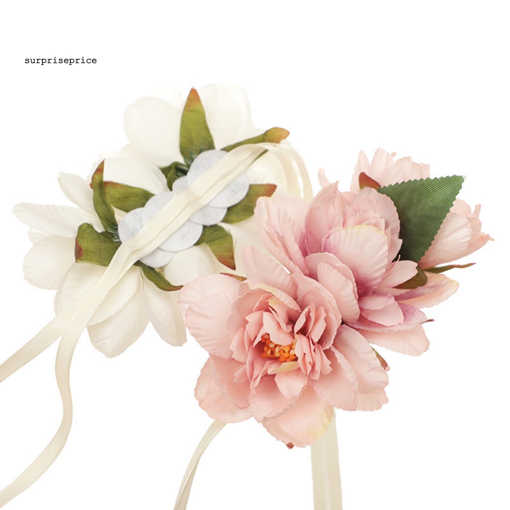 Vòng Đeo Tay Vải Họa Tiết Hoa Tinh Tế Có Thể Điều Chỉnh Cho SPA