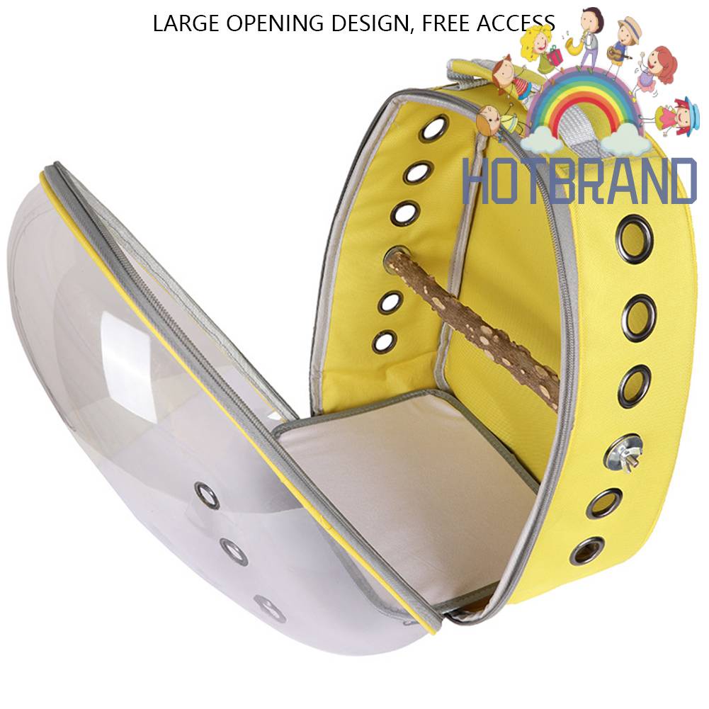 Túi Địu Thú Cưng Thoáng Khí Kèm Gậy Đứng Tiện Dụng Cho Chim / Mèo Cưng