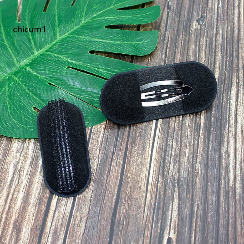 Set 4 Kẹp Tạo Kiểu Tóc Bồng Bềnh Thoáng Khí Không Dùng Điện DIY