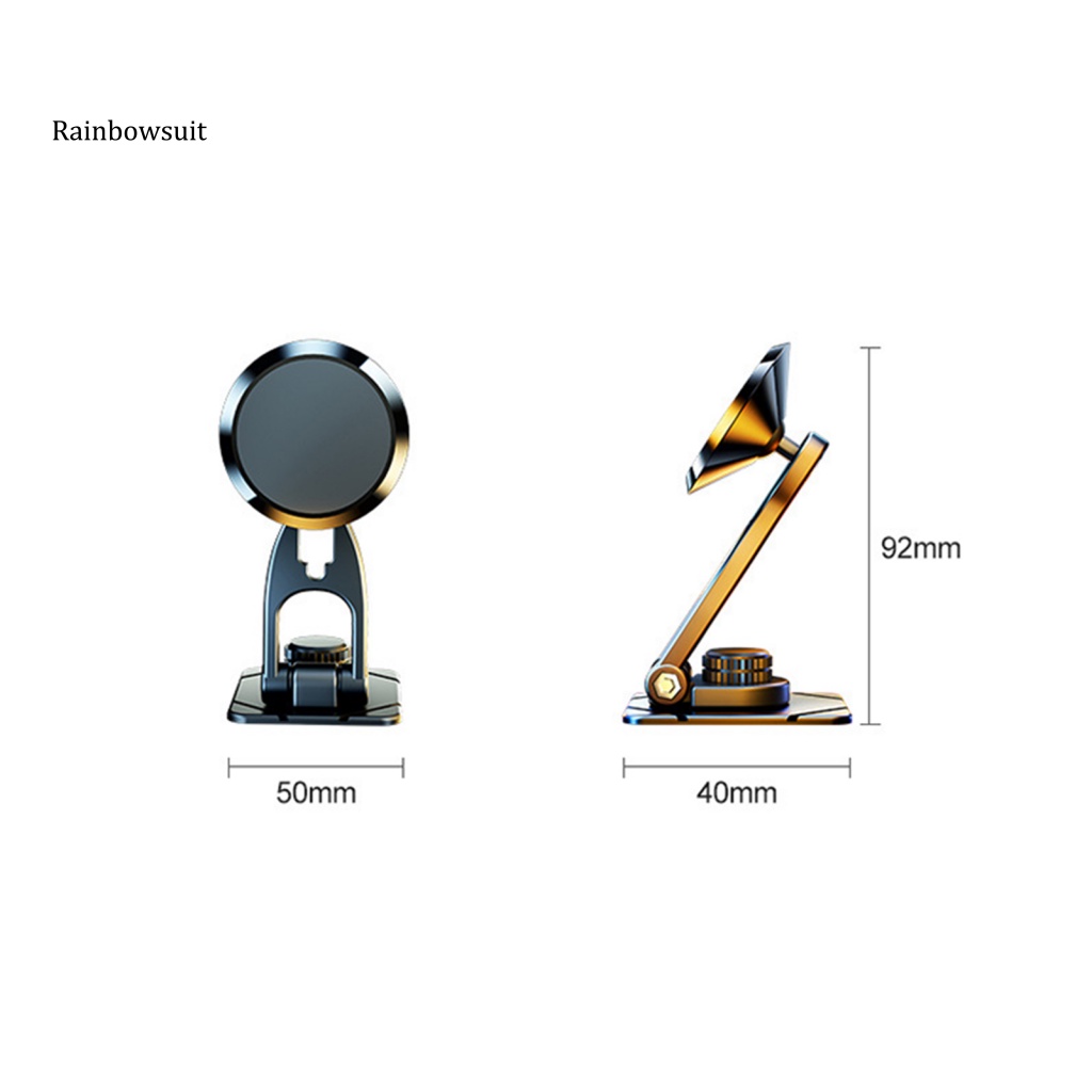 Giá Đỡ Điện Thoại Từ Tính Xoay 360 Độ Không Cần Khoan Lỗ Có Thể Gập Lại Tiện Dụng Cho Xe Hơi