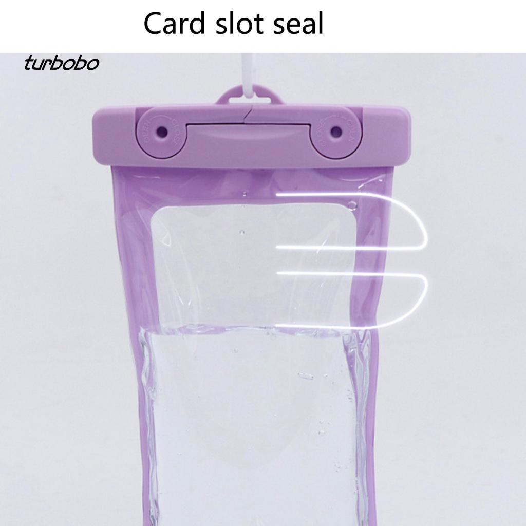 Túi Đựng Điện Thoại Trong Suốt Chống Nước Chống Rò Rỉ Có Dây Đeo