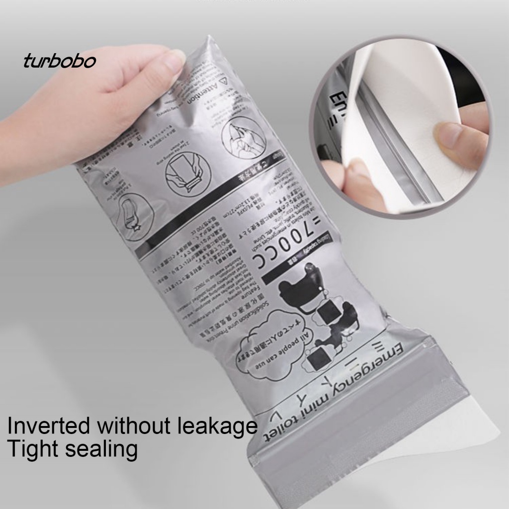 Túi Đi Vệ Sinh Khẩn Cấp 700ml Thấm Hút Tốt Tiện Dụng Cho Xe Hơi