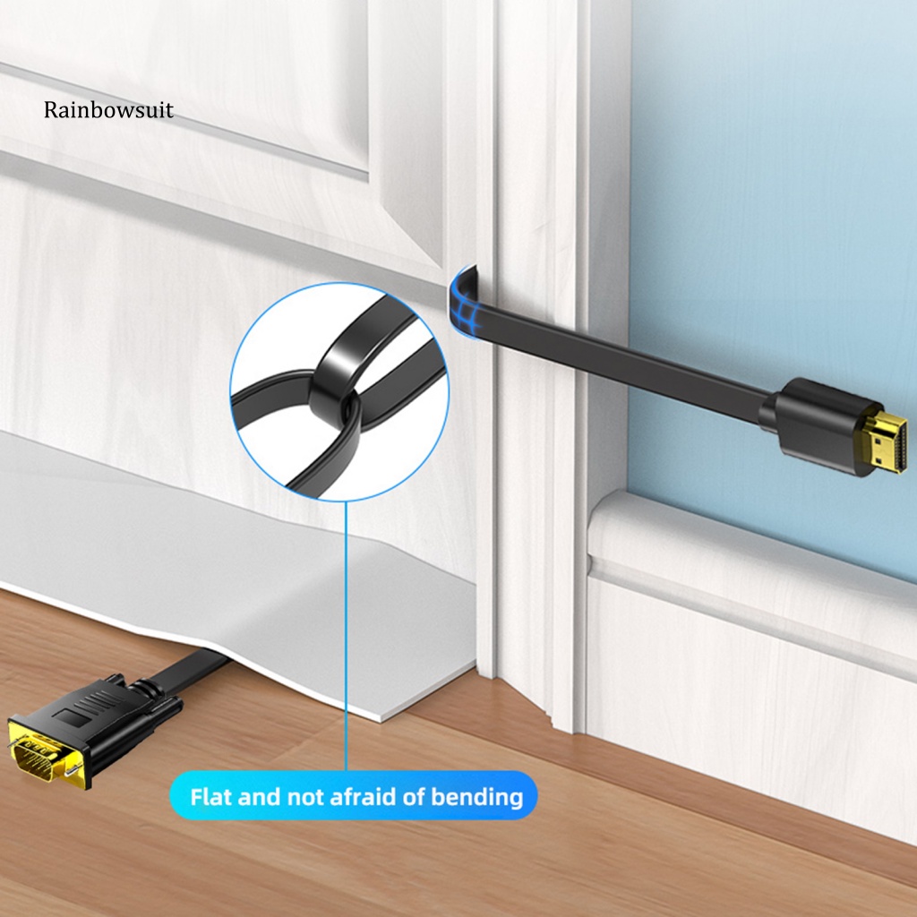 Cáp Chuyển Đổi HDMI Sang VGA Bằng PVC Độ Phân Giải Cao Cho Laptop