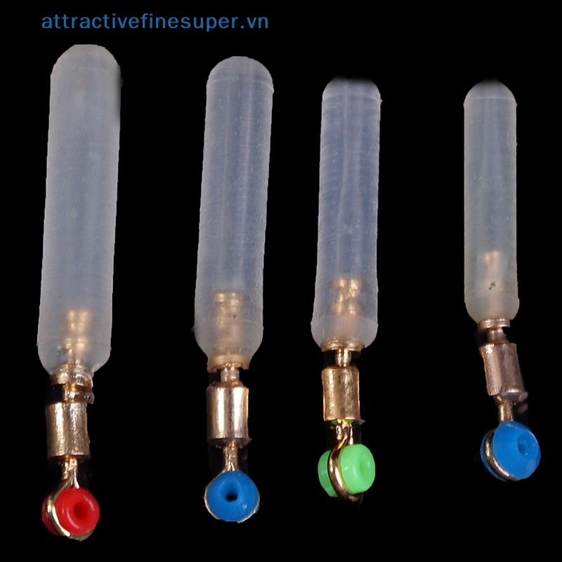 Afs Bộ 10 Phao Nổi Câu Cá Đầu Đồng Bằng Silicone Chống Thắt Nút