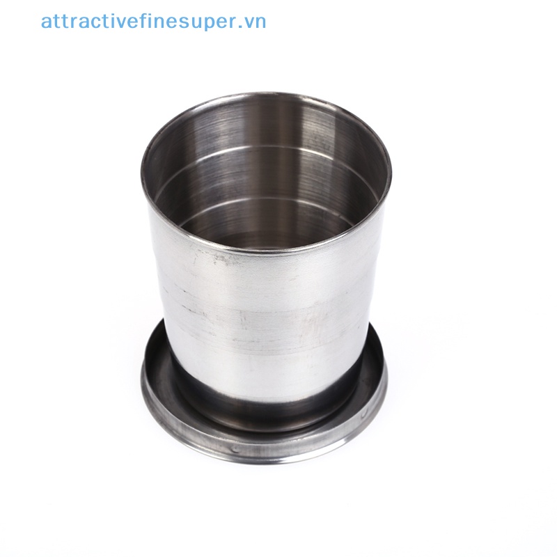 Cốc Uống Nước Bằng Thép Không Gỉ Có Thể Gấp Lại Được AFS 240ml