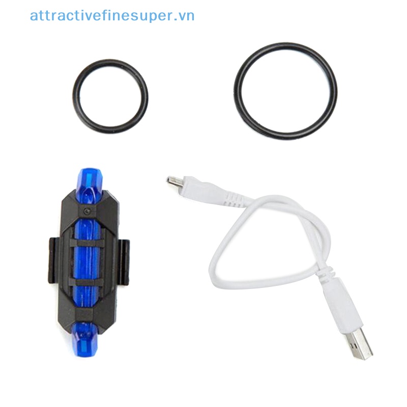 Đèn LED Cảnh Báo An Toàn Phía Trước Và Sau Cho Xe Đạp