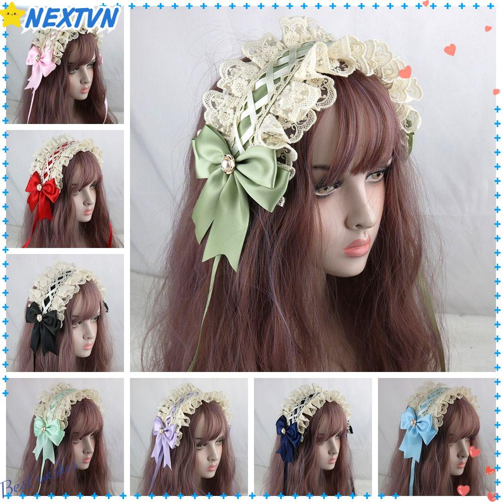 NEXTVN Băng Đô Ren Mềm Mại Hóa Trang Nhân Vật Anime Lolita