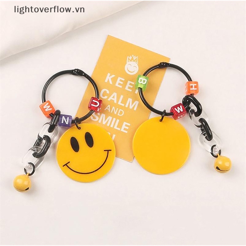 Móc Khóa Hình Mặt Cười Dễ Thương Trang Trí Ba Lô / Túi Xách [VN]