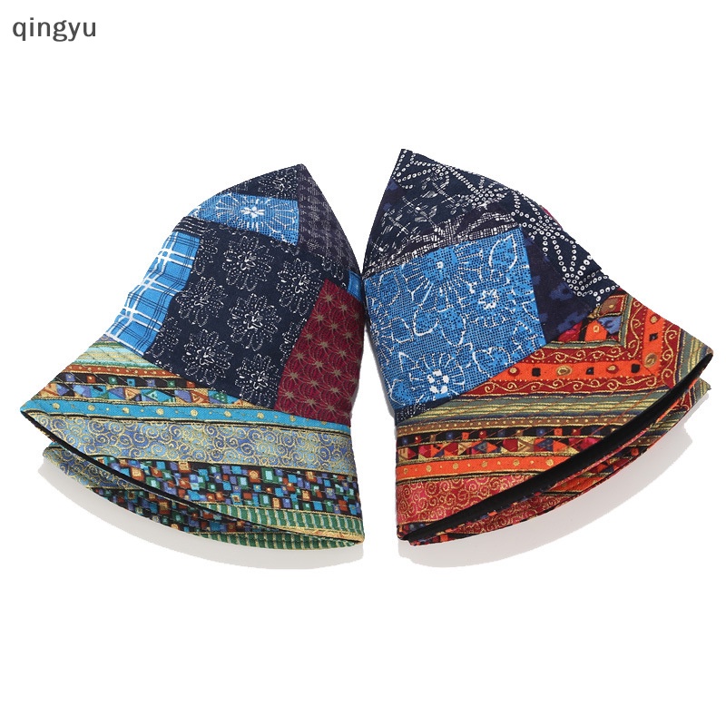 Mũ Bucket In Hoạ Tiết Vintage Thời Trang Cho Nam Và Nữ