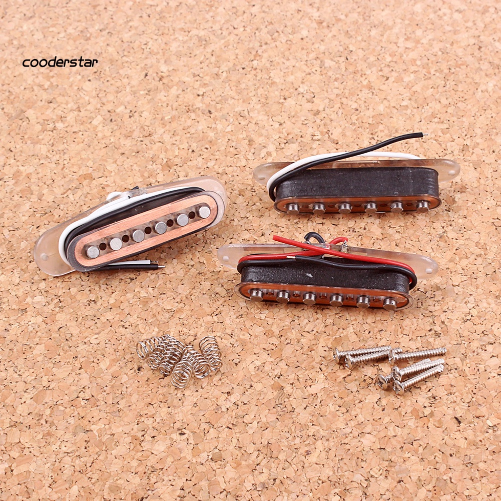 Set 3 Bộ Pickup 6 Dây 48 / 50 / 52mm Chuyên Dụng Cho Đàn Guitar