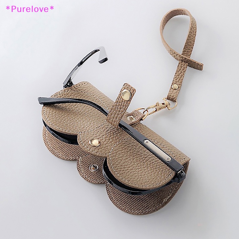 Túi Da PU Đựng Mắt Kính Thiết Kế Đơn Giản Dễ Thương Mới