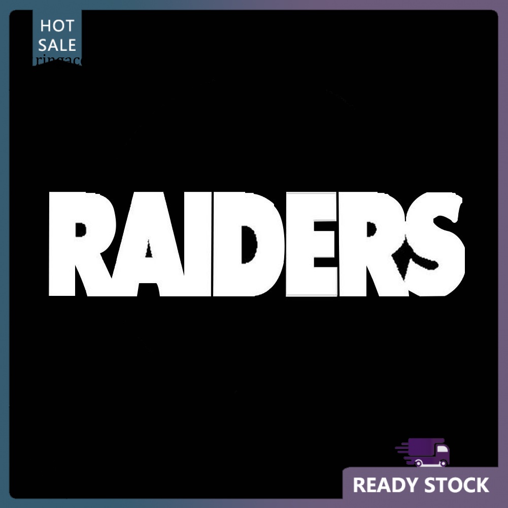 Chữ Raiders Dán Trang Trí Xe Hơi Phản Quang Độc Đáo