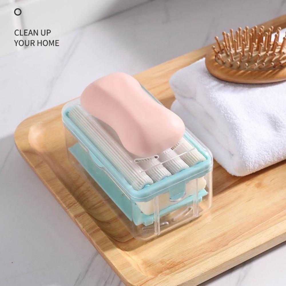 SUMU Kệ Đựng Xà Phòng Tạo Bọt Thiết Kế Đơn Giản Tiện Dụng Mang Theo Du Lịch