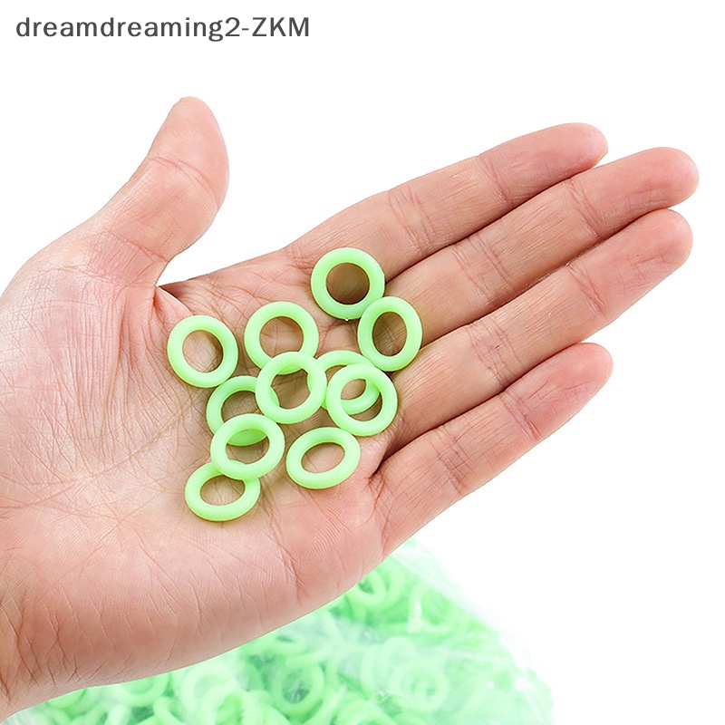 [Dreaming] Set 10 Vòng Silicone Phát Quang Dùng Để Trang Trí Lều Cắm Trại Ngoài Trời [zkm]