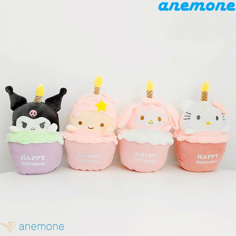 ANEMONE Thú Nhồi Bông Hình Chú Chó Hoạt Hình Kirby Có Nhạc Dễ Thương Trang Trí Nhà Cửa