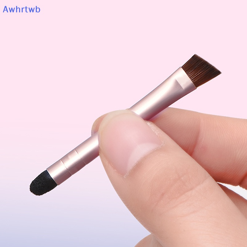 Set 3 Cọ Trang Điểm Phấn Mắt Hai Đầu Tay Cầm Ngắn Tiện Dụng Mới