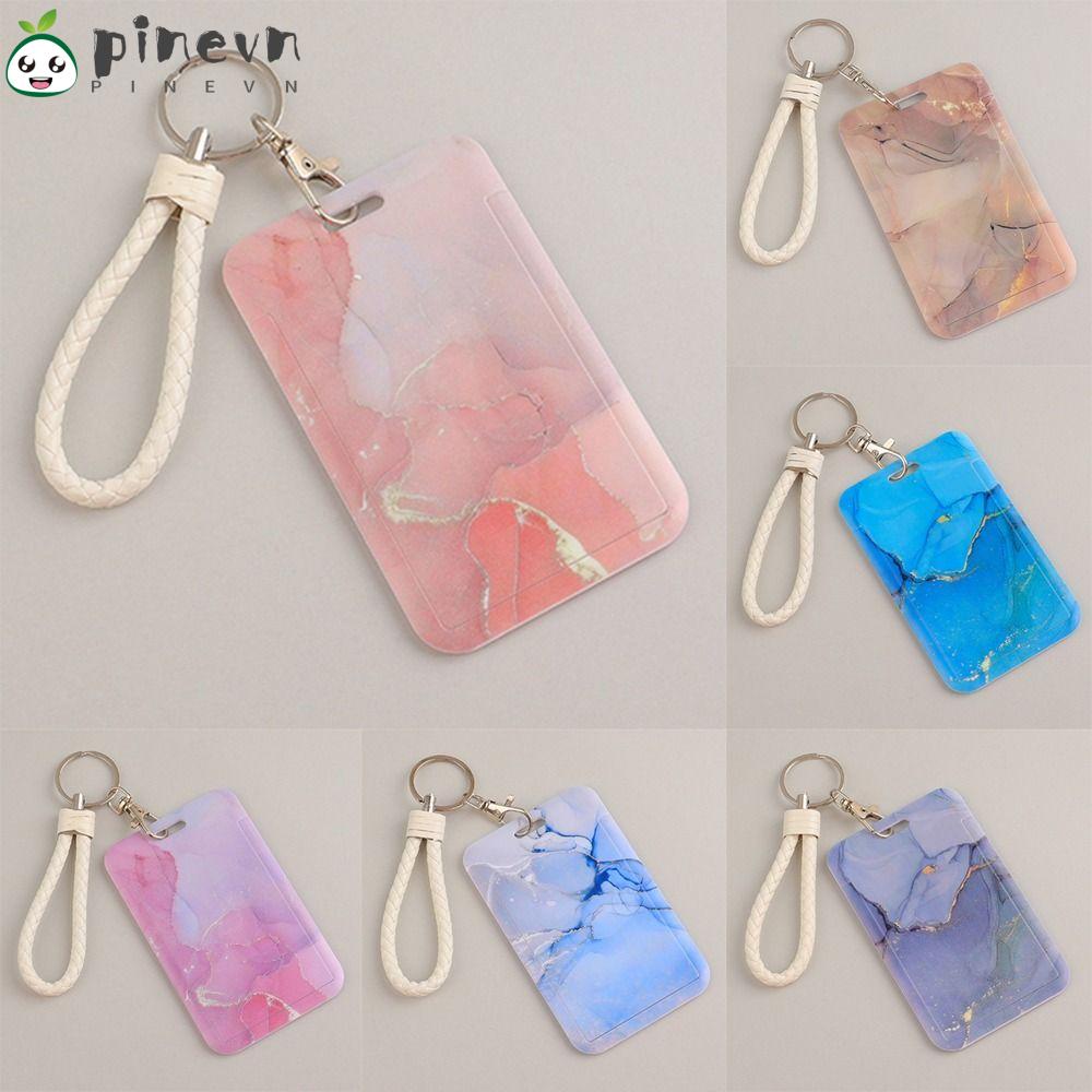 PINEVN Ví Đựng Thẻ ID Họa Tiết Hoạt Hình Dành Cho Nam Nữ