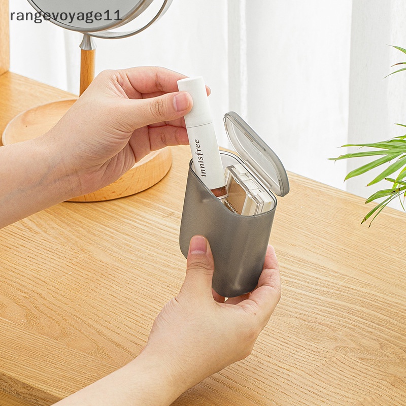 [Rangevoyage] Ins Hộp Đựng Dây Cáp Tai Nghe / Trang Sức / Son Môi Chống Bụi Nhỏ Gọn Dùng Khi Đi Du Lịch [vn]