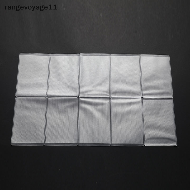 Set 10 Túi Đựng Thẻ Tín Dụng Bằng PVC Trong Suốt Chống Nước