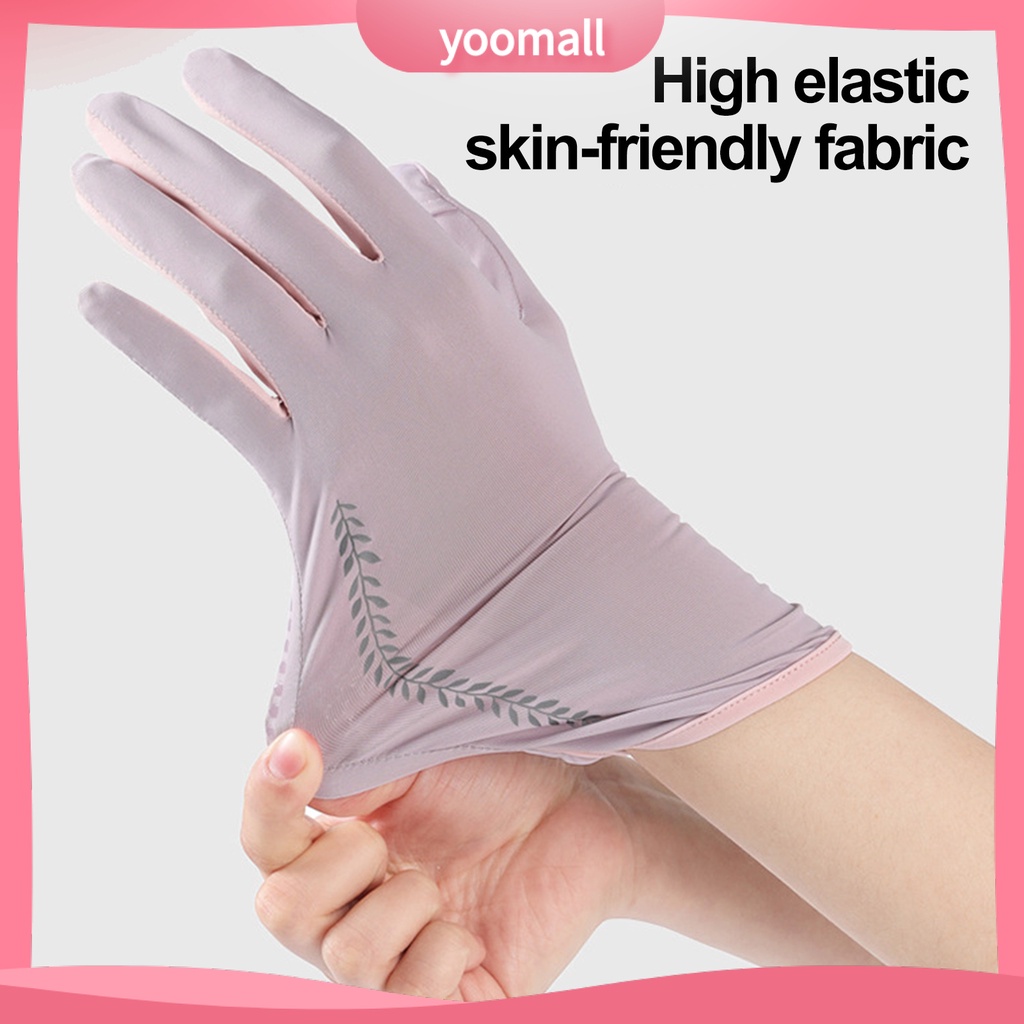 1 Đôi Găng Tay Silicone Mỏng Co Giãn Thoáng Khí Chống Trượt Bảo Vệ Ngón Tay Chống Nắng