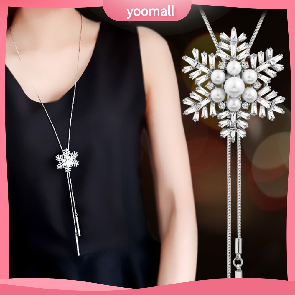 Vòng cổ Mặt Đính Ngọc Trai Nhân Tạo Thanh Lịch Cho Nữ