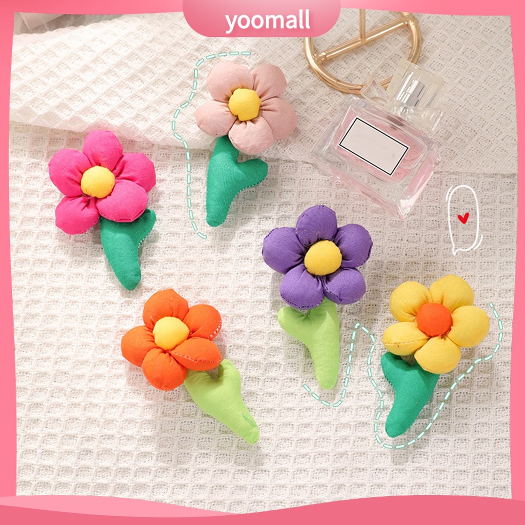 Kẹp Tóc Vải Siêu Mềm Đa Năng Dùng Làm Quà Tặng Sinh Nhật / Trang Trí Túi Xách