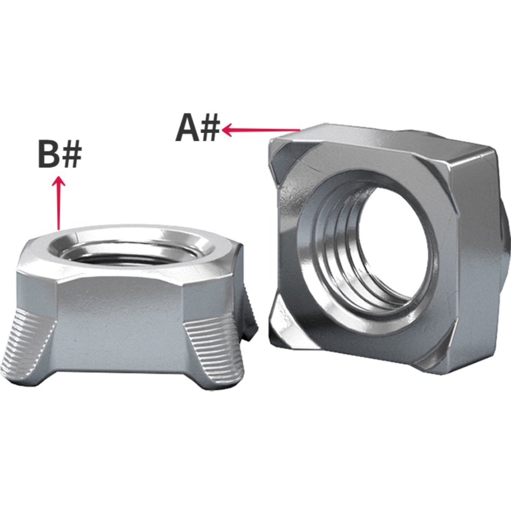 Đai Ốc Hàn Hình Chữ A / Vuông Bằng Inox 304 M3M4M5M6M10 Chuyên Dụng