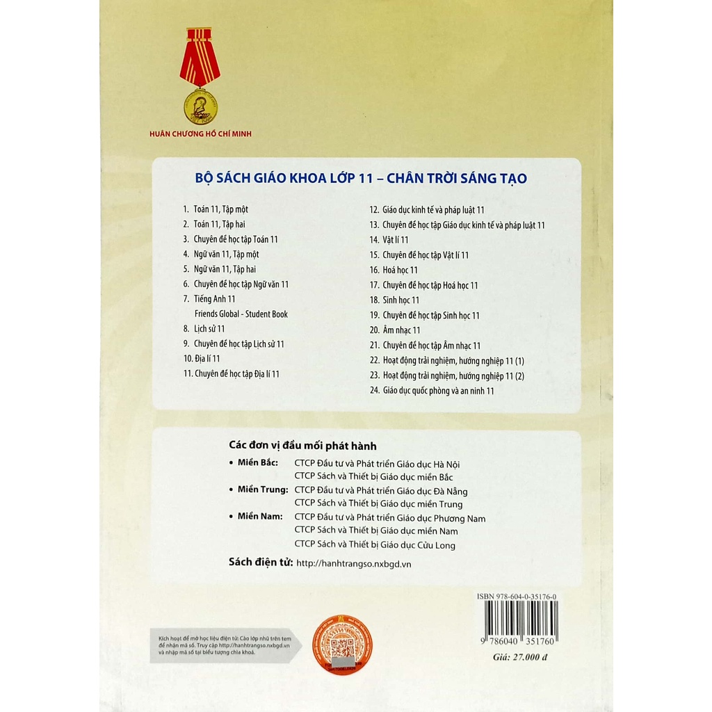 Sách Sinh Học 11 (Chân Trời Sáng Tạo) (2023) | BigBuy360 - bigbuy360.vn